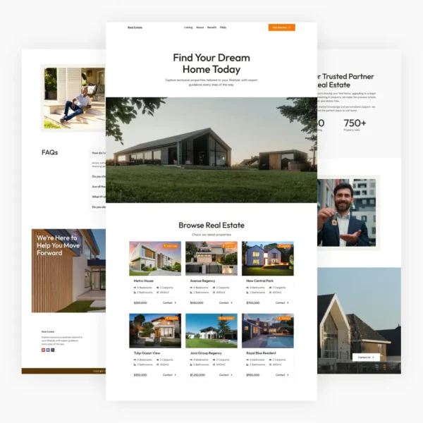 Realtor – Real Estate Landing Page