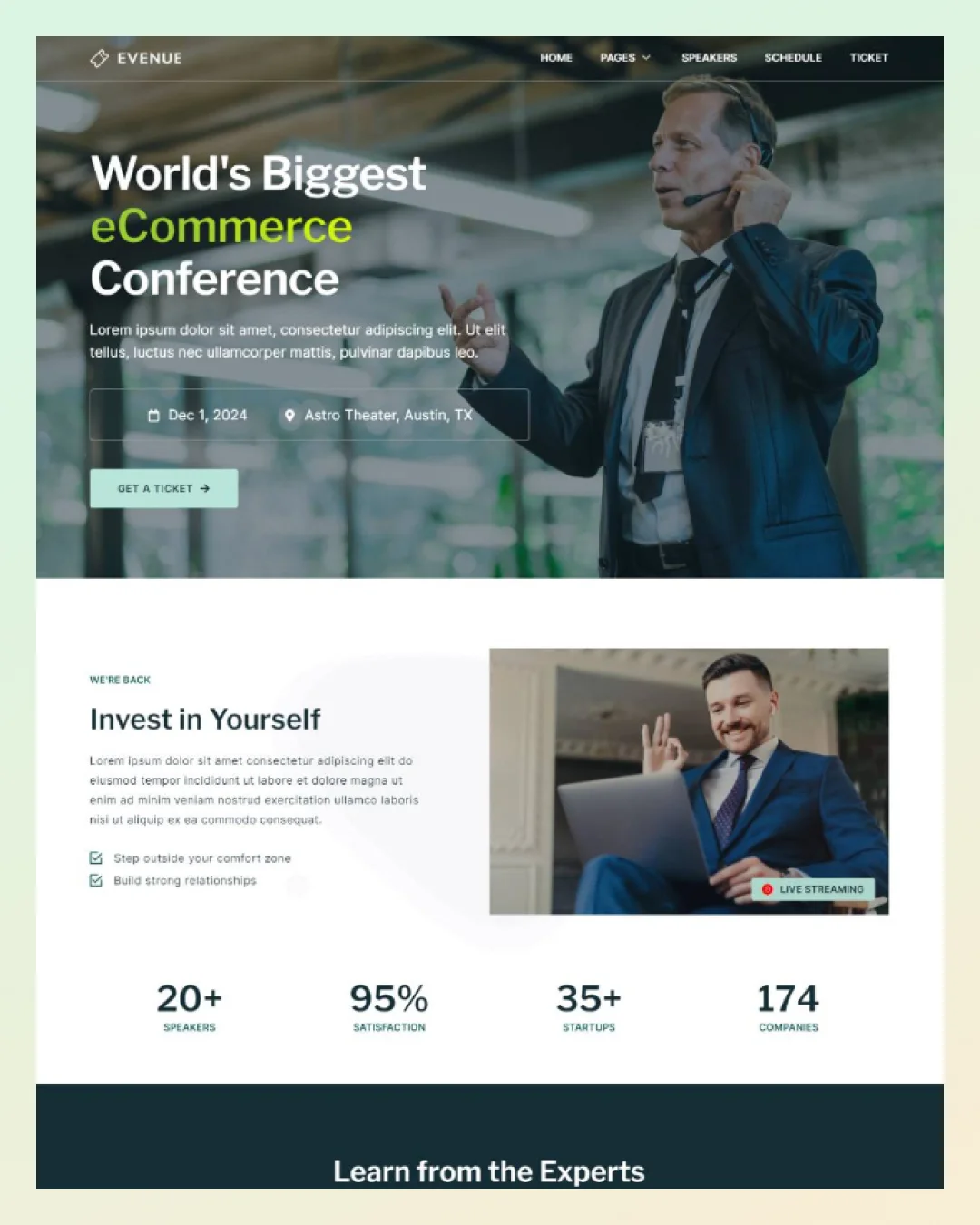 evenue-event-conference-elementor-template-kitpixel