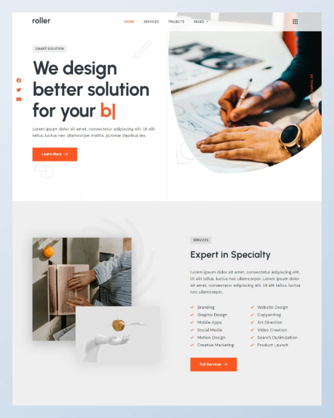 roller-creative-agency-elementor-template-kitpixel