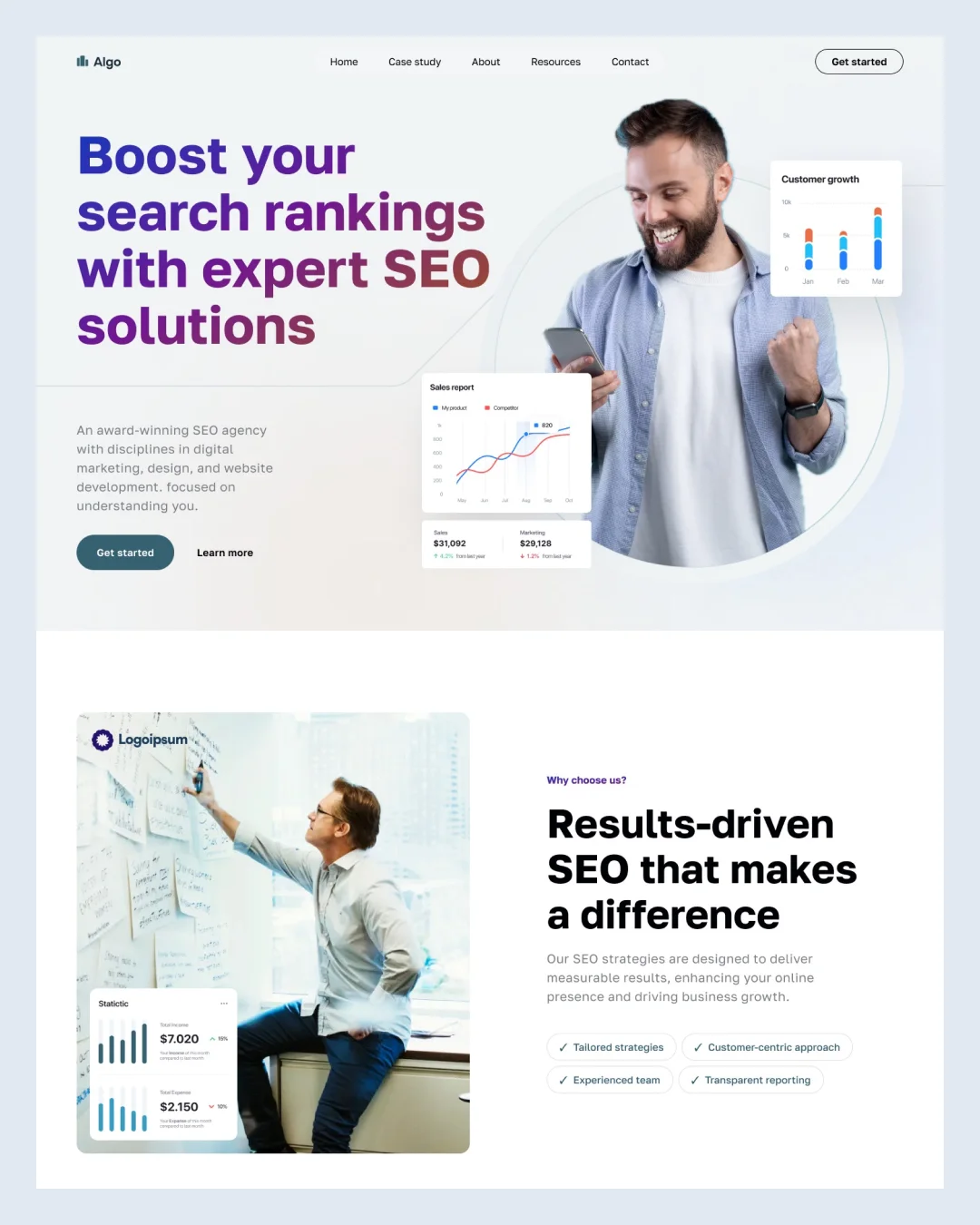 algo-seo-agency-elementor-template-kitpixel