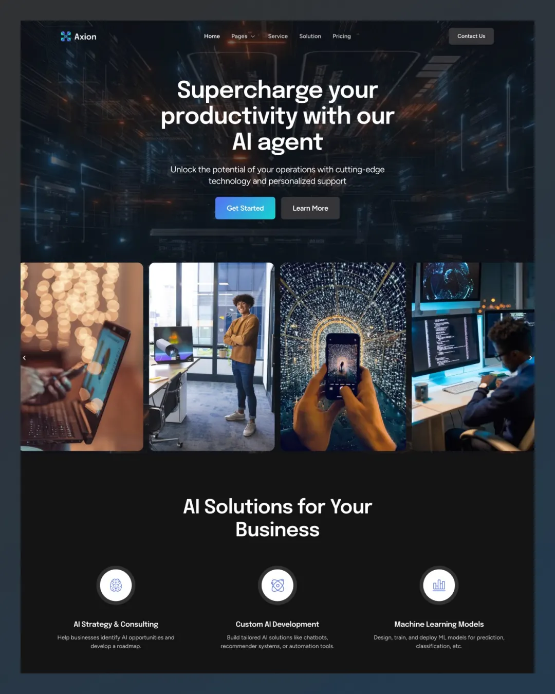 axion-ai-tech-elementor-template-kitpixel