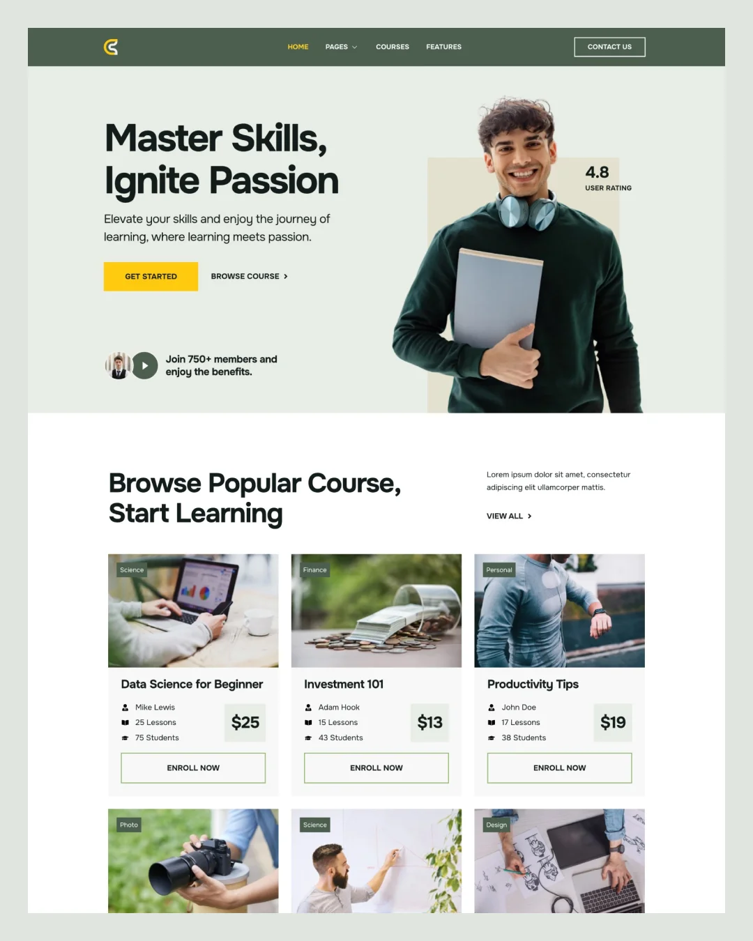 coursery-education-elementor-template-kitpixel