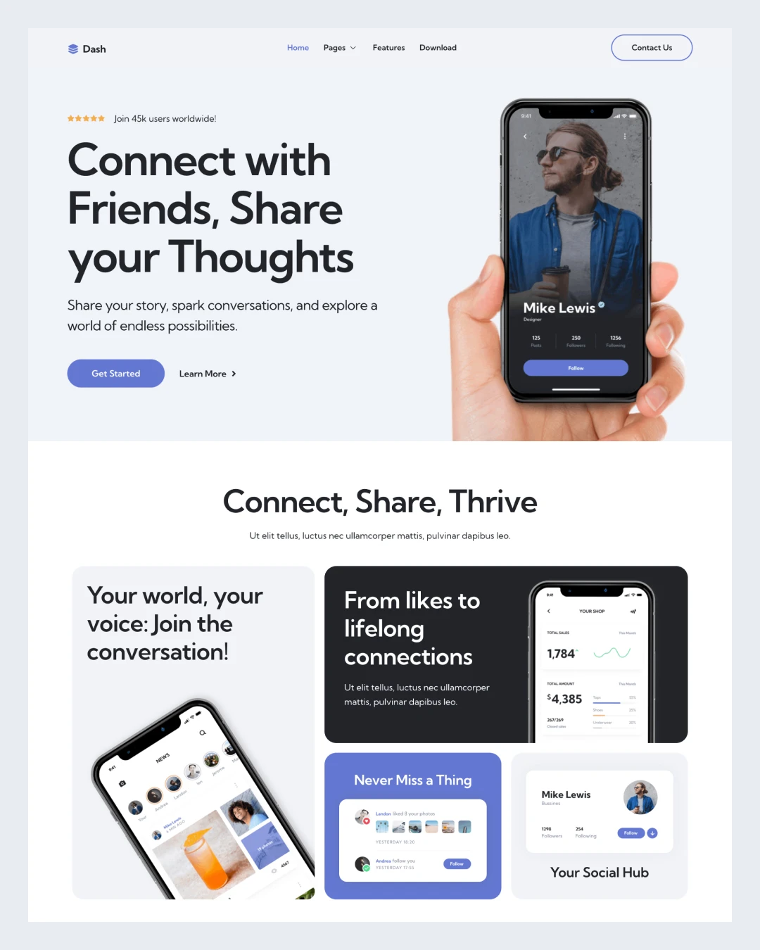 dash-mobile-app-elementor-kitpixel