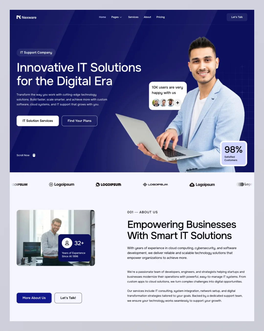 nexware-tech-company-template-kitpixel