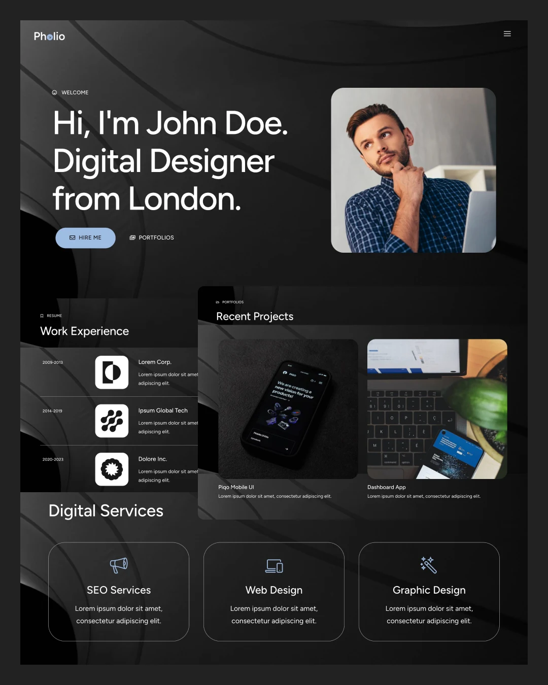 pholio-personal-resume-elementor-template-kitpixel