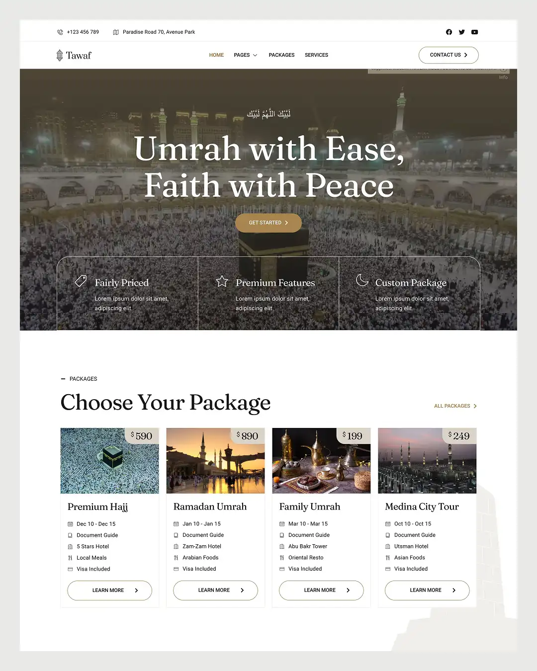 tawaf-hajj-umrah-elementor-template-kitpixel