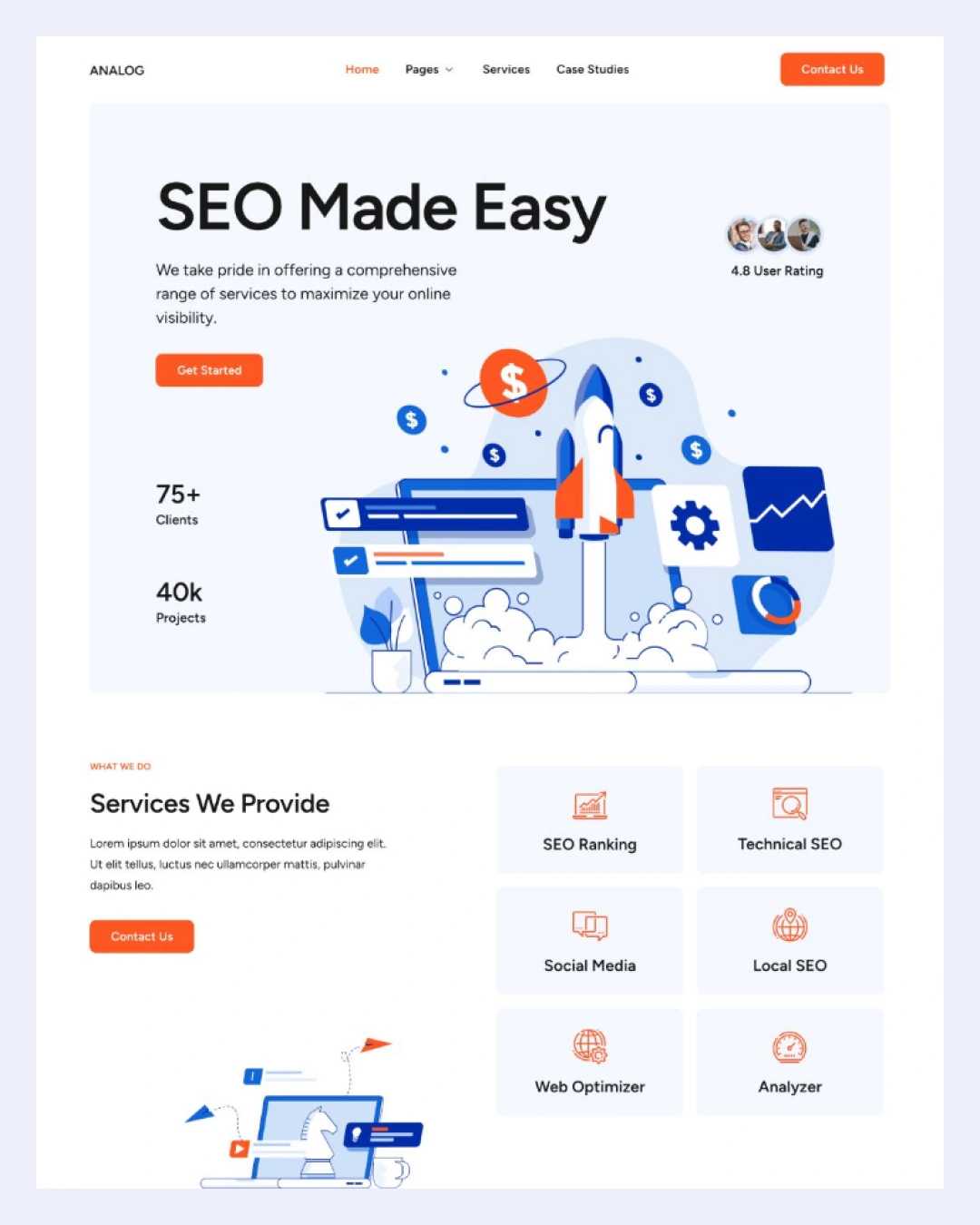 analog-seo-agency-elementor-template-kitpixel