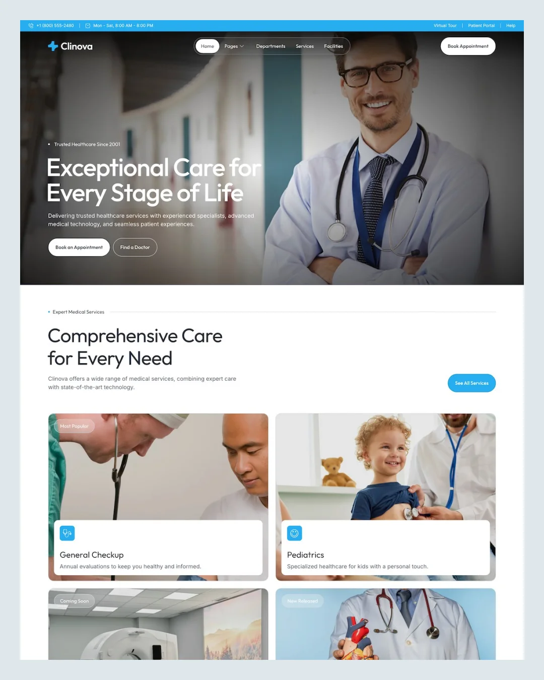 clinova-medical-healthcare-elementor-template-kitpixel
